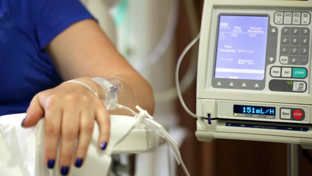 Woman Getting Infusion