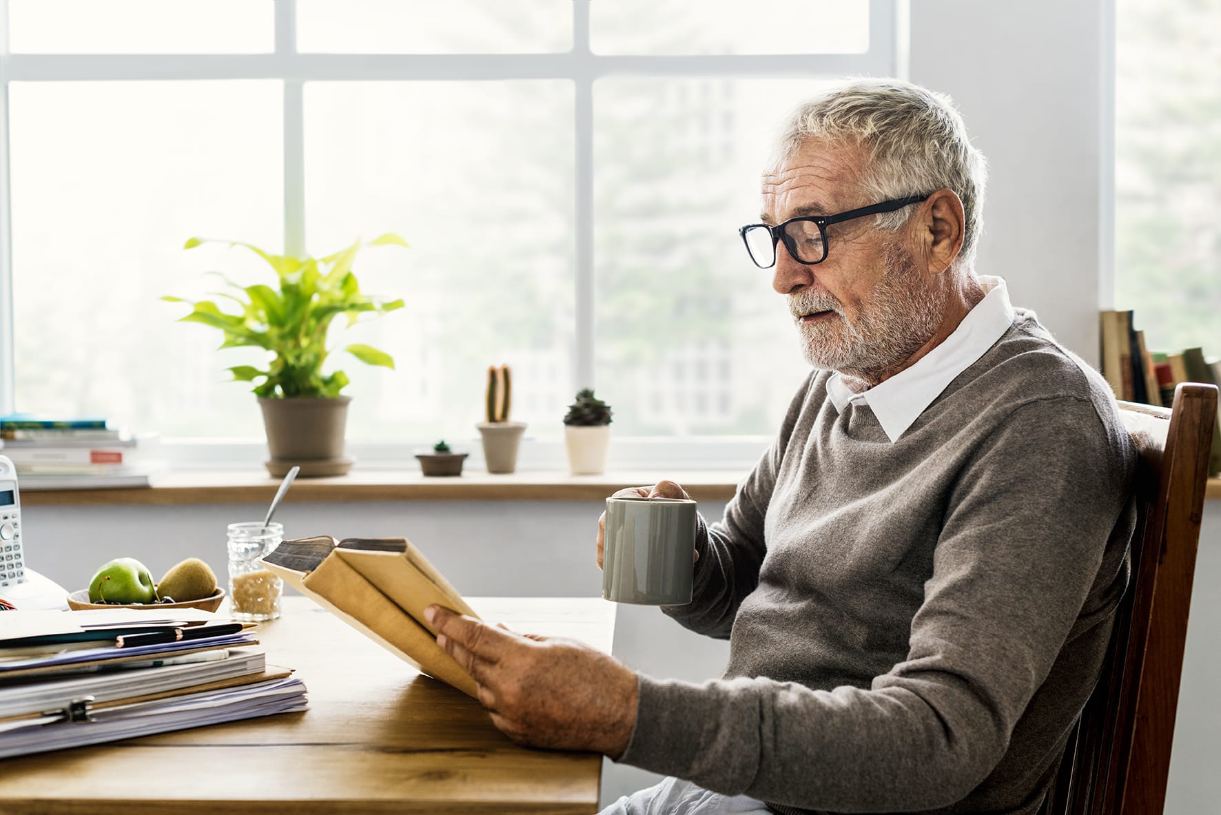 Man living with MS and coping with invisible symptoms.