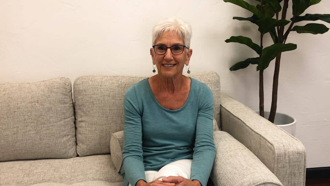 Psychologist Roz Kalb Sitting on the Couch