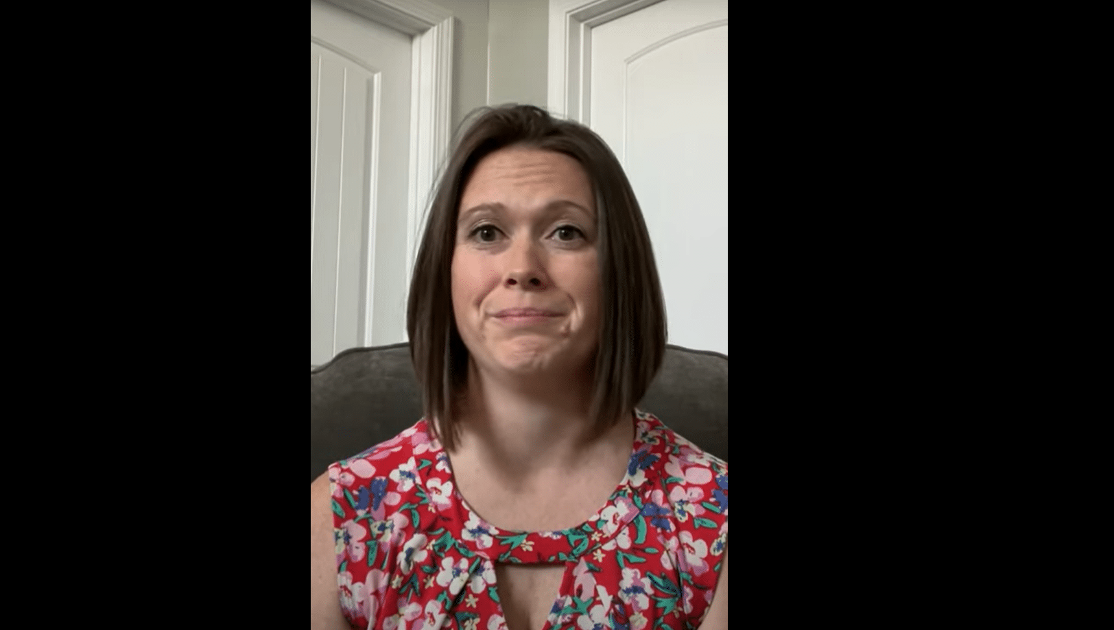 Occupational therapist Stephanie Nolan sitting in her office